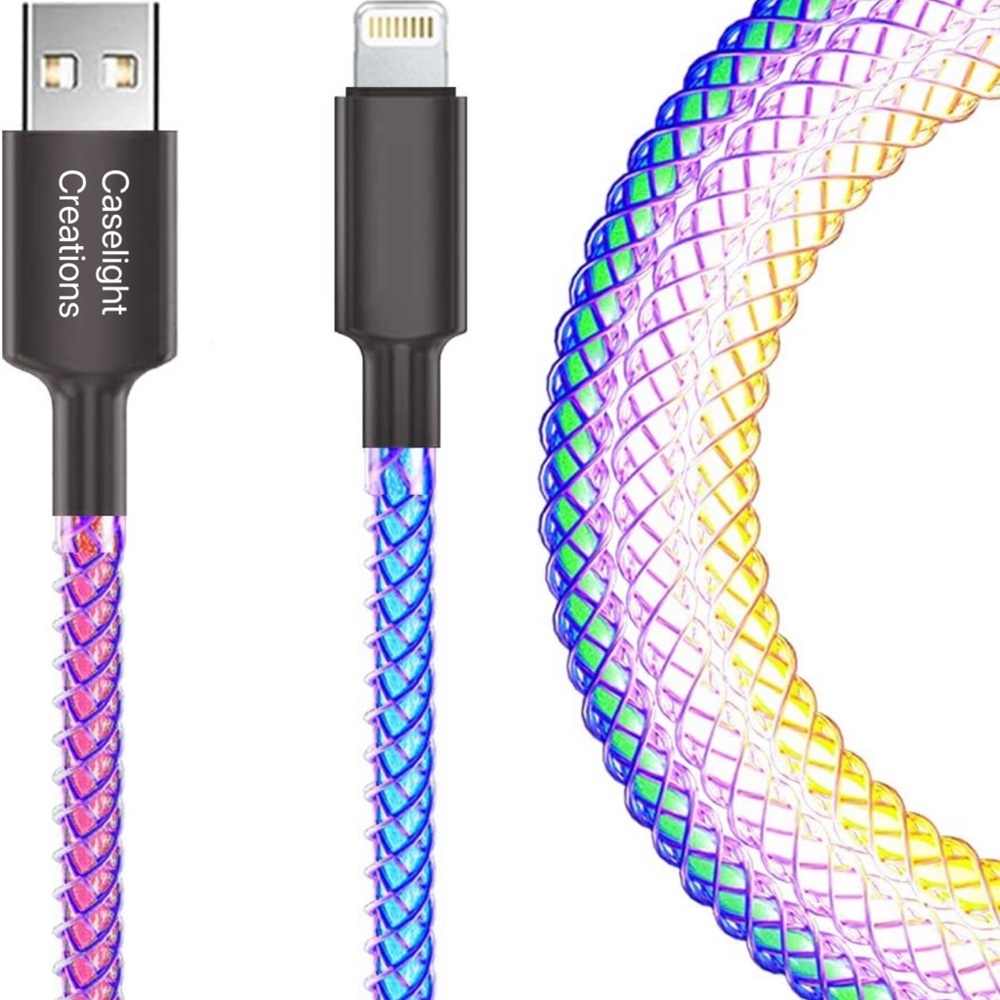 LED Lightning Data and Charging Cable